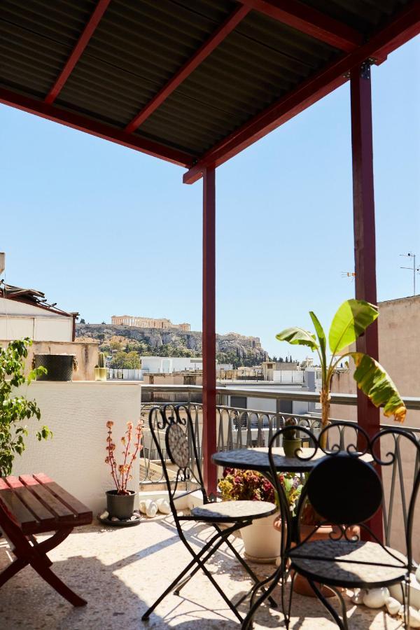 Mosaics Athens Central Studio With Acropolis View Exterior foto